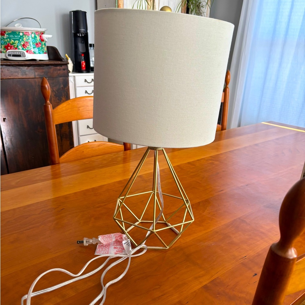 Gold lamp